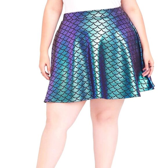Torrid Her Universe Disney The Little Mermaid Ariel Scale Skater Skirt SOLD OUT - Picture 1 of 9